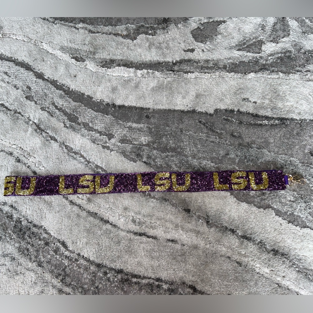 Purple and Gold LSU Women's Bracelet